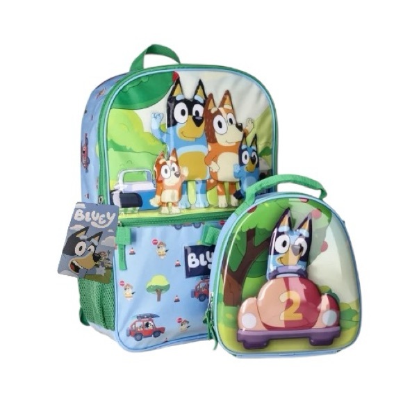 BBC Bluey Family Trip Backpack With Lunch Bag - Picture 10 of 10